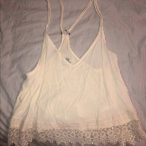 Cream Tank Top